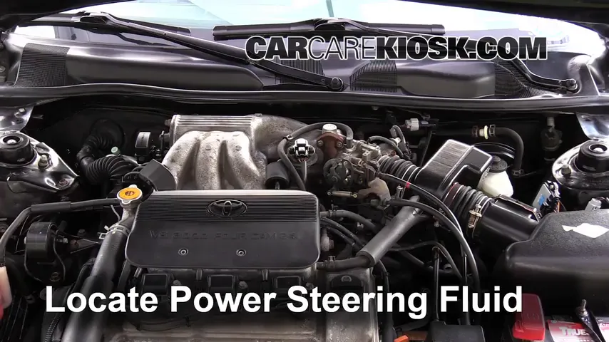 1998 Toyota Camry XLE 3.0L V6 Power Steering Fluid Add Fluid